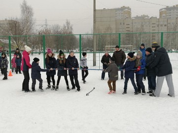 В пришкольном лагере состоялся семейный спортивный праздник : Фото №