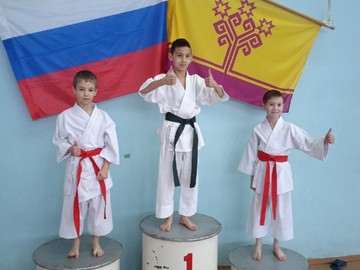 Ученики #НОШ2 -  победители и призеры Чемпионата Чувашской Республики по каратэ версии WKC : Фото №