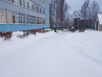 Уборка территории от снега и наледи 19.01.2021 г. : Фото №