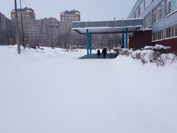 Уборка территории от снега и наледи 19.01.2021 г. : Фото №