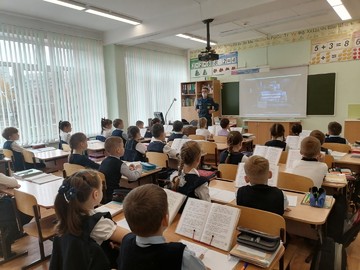 В рамках Дня гражданской обороны в школе состоялись открытые уроки ОБЖ : Фото №