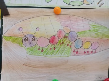 Как гусеница помогла ребятам научиться рисовать круги : Фото №
