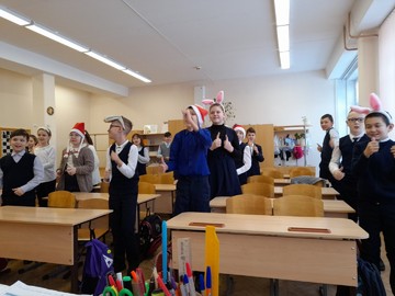 Для учеников 4-ых классов состоялась игра по станциям «Новогоднее чудо» : Фото №
