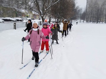 В #НОШ2 открылся лыжный сезон : Фото №