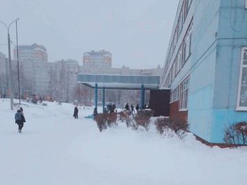 Хозяйственная служба #НОШ2 круглосуточно расчищает территорию от снега : Фото №