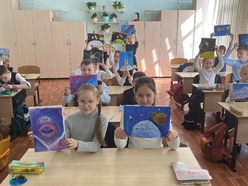 «Космические фантазии» учеников 4 И класса : Фото №
