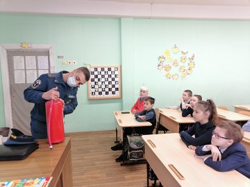 В #НОШ2 состоялся Всероссийский урок ОБЖ, приуроченный ко Дню пожарной охраны России : Фото №
