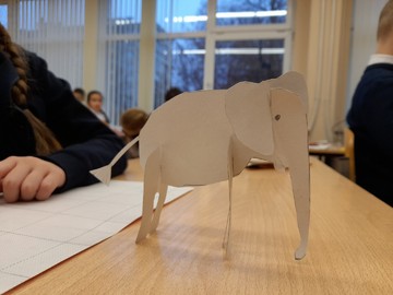 Ученики 1Л класса изготовили слона : Фото №