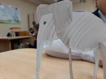 Ученики 1Л класса изготовили слона : Фото №
