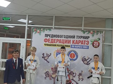 Спортсмены «Юниора» на республиканском турнире Федерации каратэ WKC Чувашской Республики : Фото №