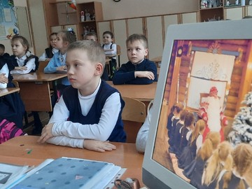 Орлята России встретились с Дедом Морозом онлайн : Фото №