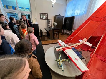 Урок мужества в Музее космонавтики в Шоршелах : Фото №
