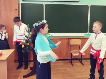 Театральная студия 2Т класса готовит постановку на чувашском языке : Фото №