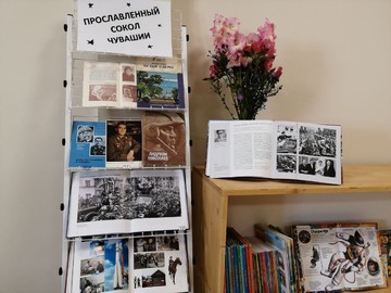 В библиотеке #НОШ2 стартовали Уроки памяти «Прославленный сокол Чувашии» : Фото №