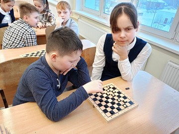 Школьный шашечный турнир среди 3-4 классов : Фото №